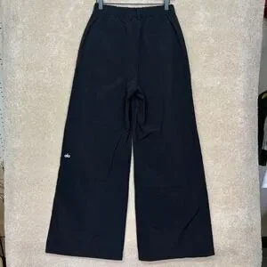 Alo Yoga High Waisted Black Smart Trousers Alo Yoga Suit Up